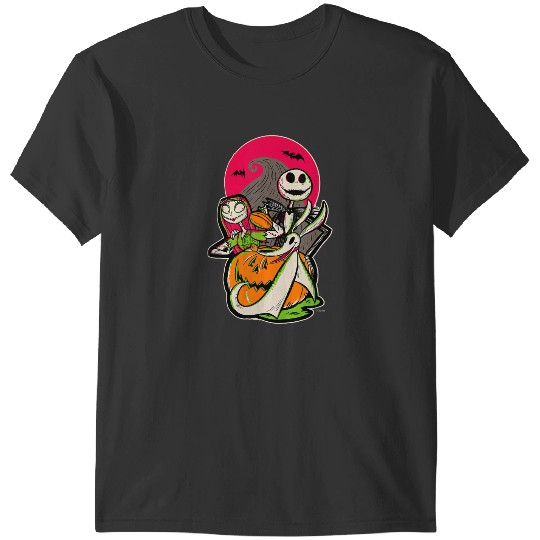 Disneyss 100 Nightmare Before Christmas Halloween Jack Sally T-Shirts