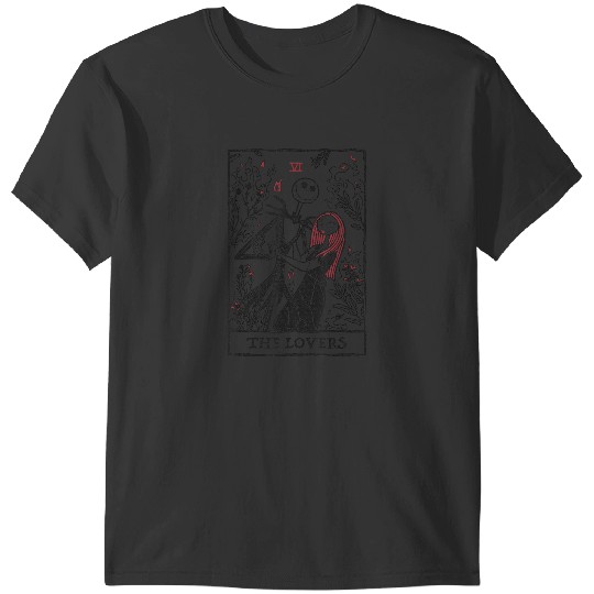 Disneyss The Nightmare Before Christmas Jack And Sally Tarot T-Shirts