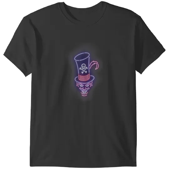 Disneyss Villains Dr Facilier Neon Line Art T-Shirts