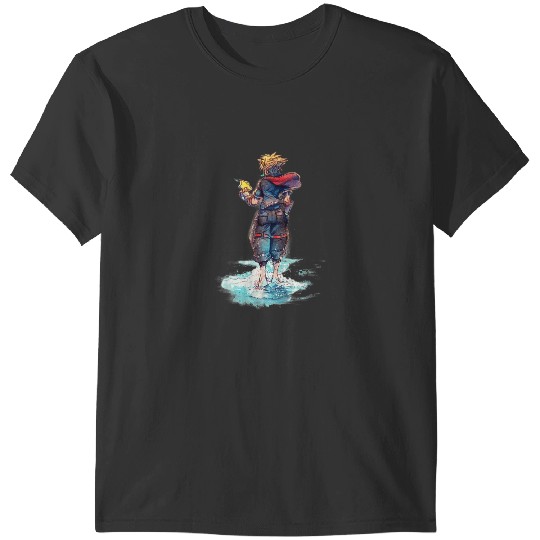Disney Kingdom Hearts Sora Keyblade Hero Faded S T-Shirts