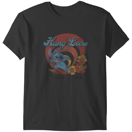 Disneyss Lilo Stitch Hang Loose Kauai Hawaii T-Shirts