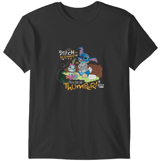 Disney 100 Stitch in Costume Bambi They Call Me Thumper T-Shirts