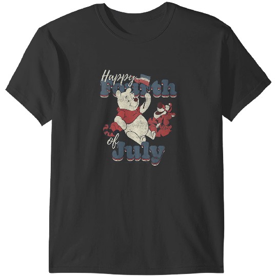 Disneyss Winnie The Pooh Happy 4th Of July Pooh And Tigger T-Shirts