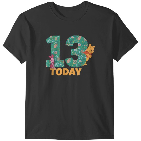 Disneyss Winnie The Pooh Piglet Birthday 13 Years Old Today T-Shirts
