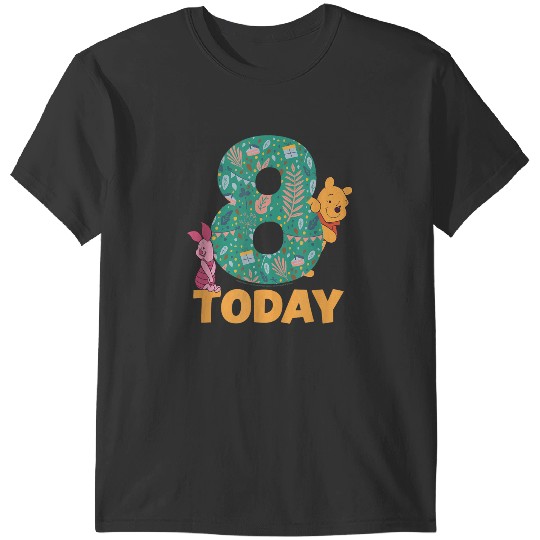 Disneyss Winnie The Pooh Piglet Birthday 8 Years Old Today T-Shirts