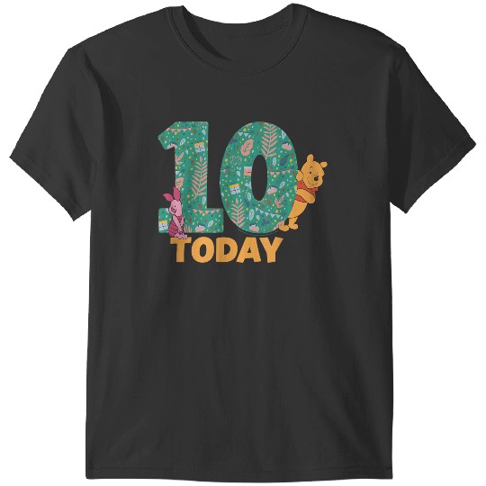 Disneyss Winnie The Pooh Piglet Birthday 10 Years Old Today T-Shirts