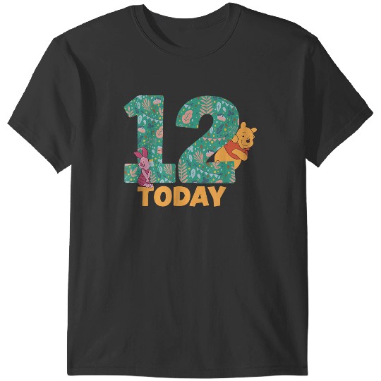 Disneyss Winnie The Pooh Piglet Birthday 12 Years Old Today T-Shirts