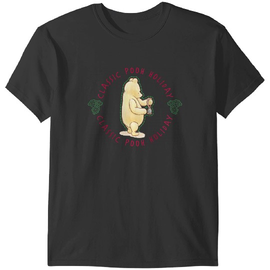 Disneyss Winnie The Pooh Christmas Classic Pooh Holiday T-Shirts