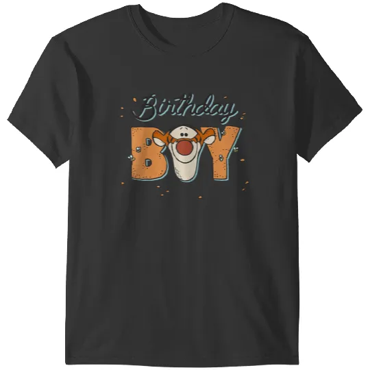 Disneyss Winnie The Pooh Birthday Boy Tigger Faces T-Shirts