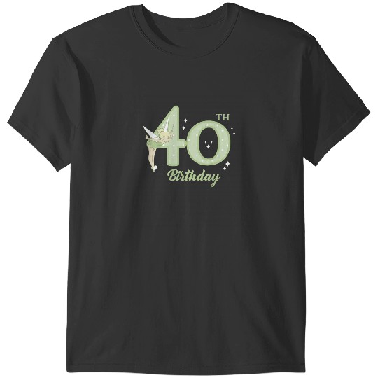Discover Disney Peter Pan 40th Birthday Tinkerbell Portra T-Shirts