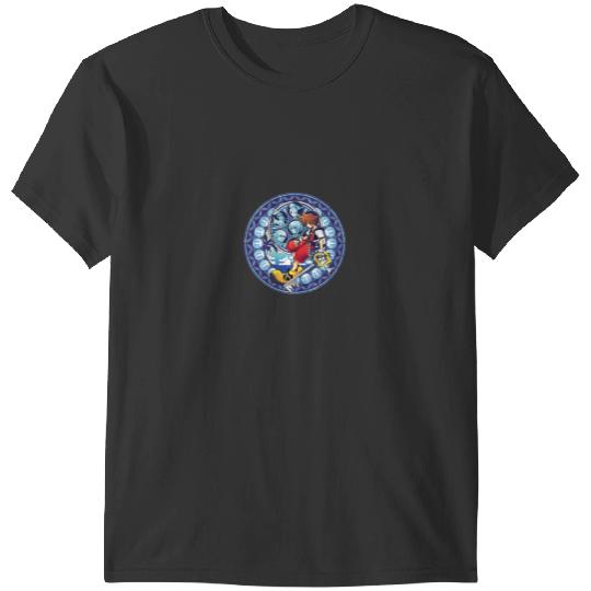 Disneyss Kingdom Hearts Sora Stained Glass T-Shirts