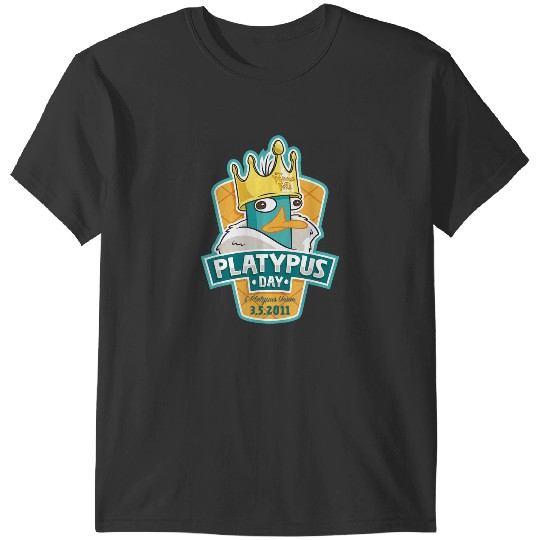 Discover Disneyss Phineas And Ferb Platypus Day King Perry Portrait T-Shirts