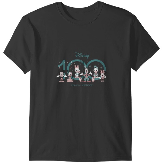 Discover Disney 100 Years of Wonder Mickey Pals Muted Cute D100 Zip T-Shirts