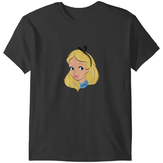 Discover Disney Alice In Wonderland Alice Big Face T-Shirts