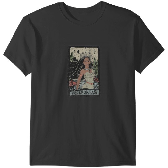 Discover Disney Pocahontas Vintagess Portrait Style Graphic T-Shirts