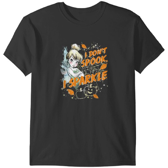 Discover Disney Peter Pan Tinkerbell Halloween Don't Spook I Sparkle T-Shirt T-Shirts