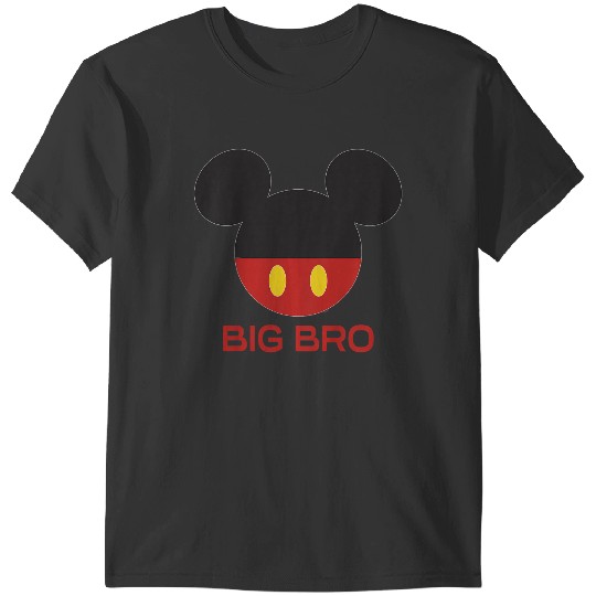 Discover Disney Mickey Mouse Red Shorts Icon Big Bro Brother Family T-Shirts