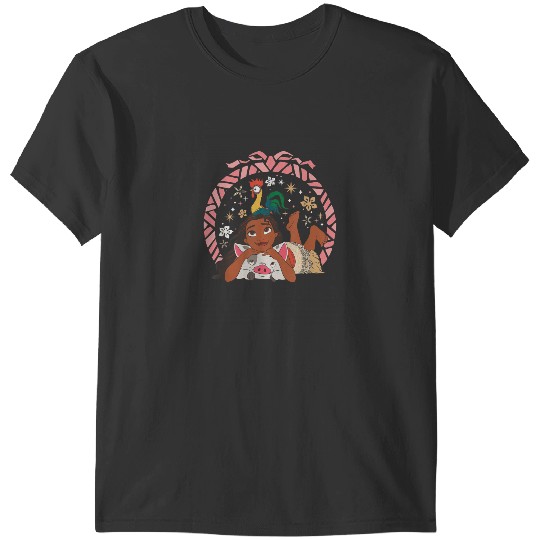 Discover Disney Princess Moana Hei Hei and Pua Holiday T-Shirts