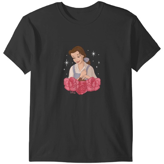 Discover Disney Princess Belle Beauty And The Beast Roses T-Shirts