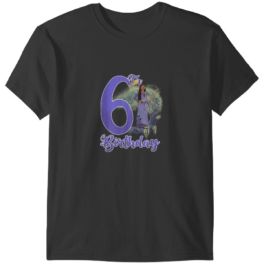 Discover Disney Wish Asha 6th Birthday Magical Star Portr T-Shirts