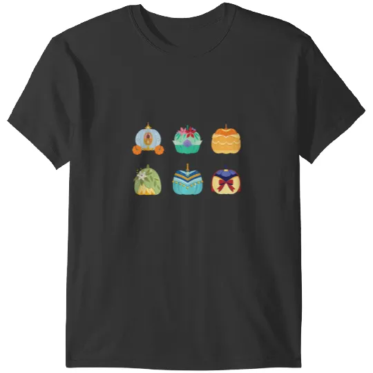 Discover Disney Princess Pumpkins Fall Autumn Six Pumpkin Princesses T-Shirts
