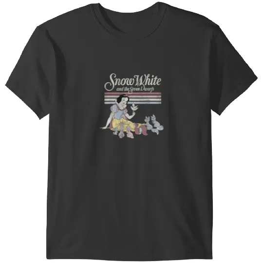 Discover Disney Snow White Critters  Stripe Graphic TShir T-Shirts