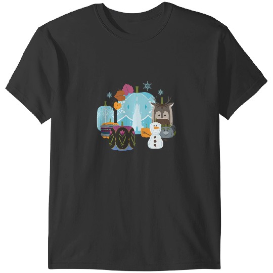 Discover Disney Princess Frozen Pumpkins Autumn Harvest Fall Palace T-Shirts