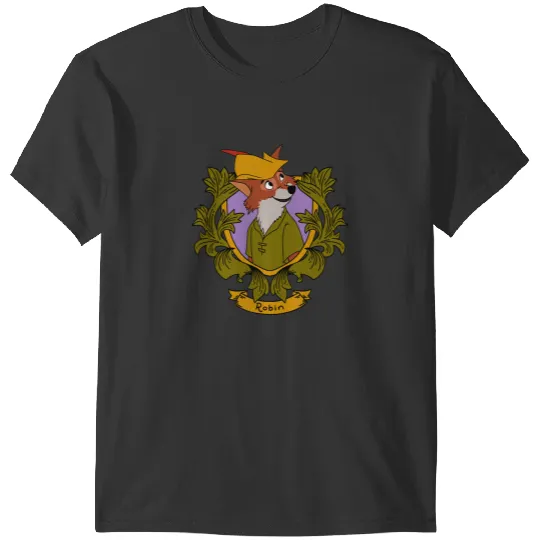 Discover Disney Robin Hood Robin  Floral Portrait T-Shirts