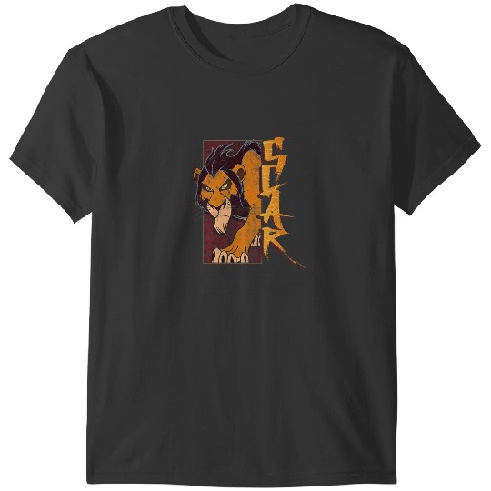 Discover Disney The Lion King Scar Epic Vert Panel Big Ch T-Shirts