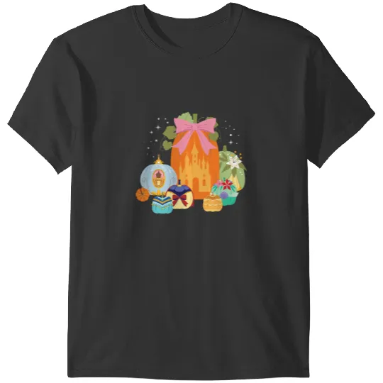Discover Disney Princess Pumpkins Fall Princesses and Pumpkin Castle T-Shirts