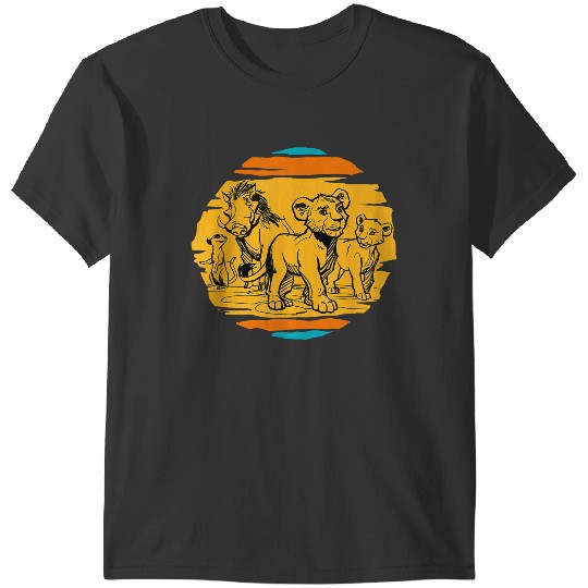 Disneyss Lion King Live Action Simba Nala Timon Pumbaa T-Shirts