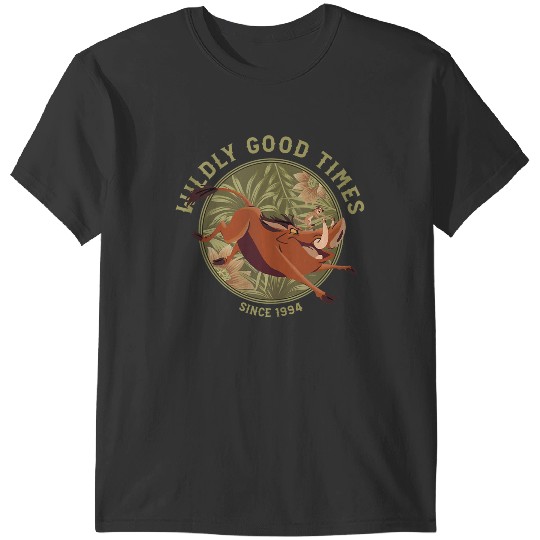 Disneyss Lion King Anniversary Timon Pumbaa Wildly Good Times T-Shirts