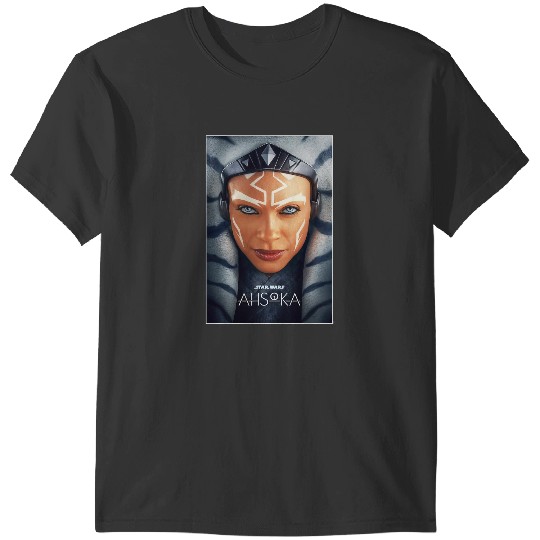 Discover Star Warss Ahsoka Tano Face Logo Series Art Disney T-Shirts