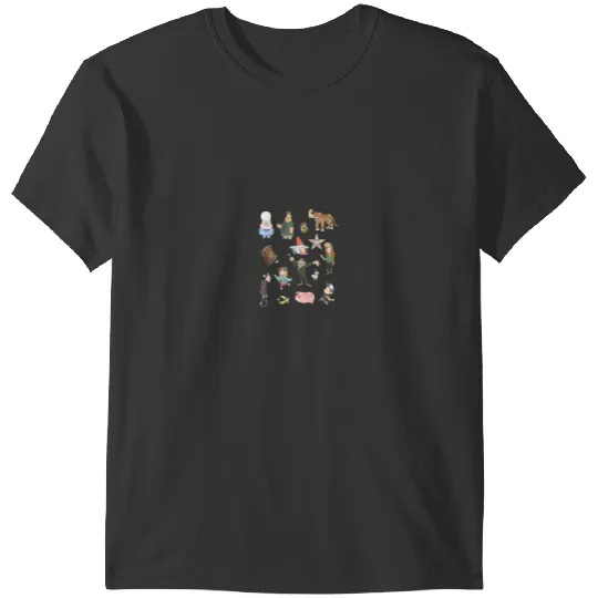 Disneyss Gravity Falls Character And Mysteries Textbook T-Shirts