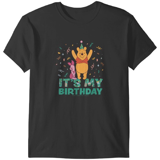 Discover Disney Winnie The Pooh Piglet Its My Birthday Party T-Shirts