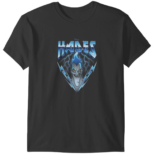 Discover Disney Villains Hades Blue Lightning Rock N Roll T-Shirts