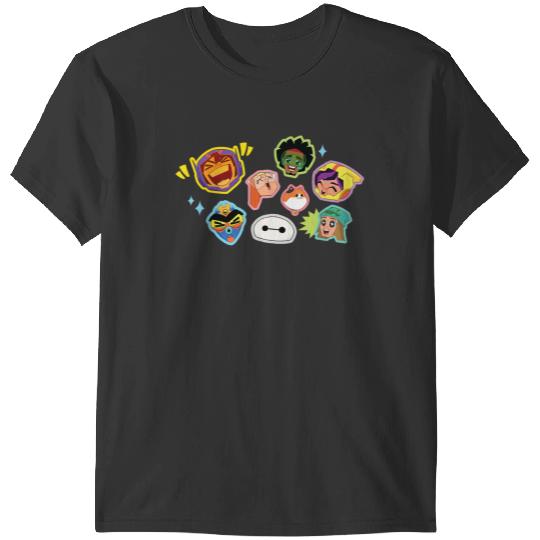 Disneyss Big Hero 6 Baymax And Hiro Superheroes Kawaii T-Shirts