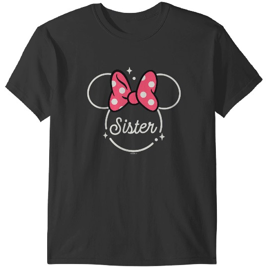 Disney Minnie Mouse Sister Head Icon Magic Family Trip T-Shirts