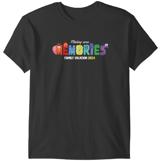 Discover Disney Pixars Inside Out 2 Core Memories Family Trip 2024 T-Shirts