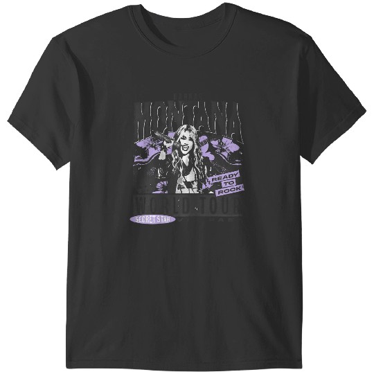 Discover Disney Hannah Montana World Tour Ready To Rock Chest Poster T-Shirts