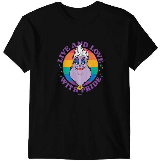 Discover Disney Villains Ursula Live And Love With Pride T-Shirts