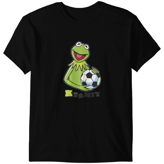 Disneyss The Muppets Kermit Soccer Ball Vintages Stencil Logo T-Shirts