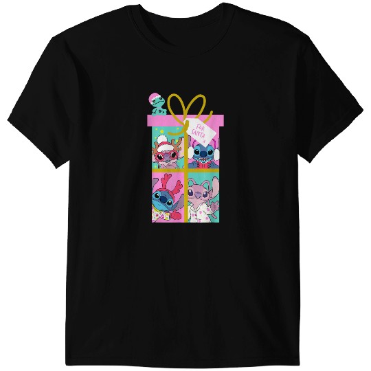 Discover Disney Lilo Stitch Christmas 2024 Angel Stitch Gift For Santa T-Shirts