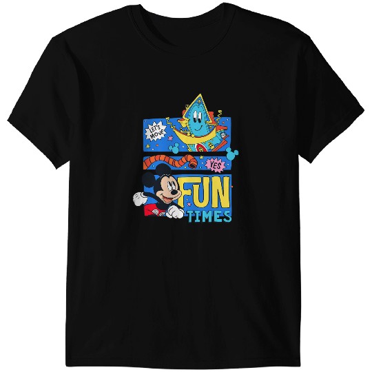 Discover Disney Mickey And Friends Fun Times Yes Panels T-Shirts