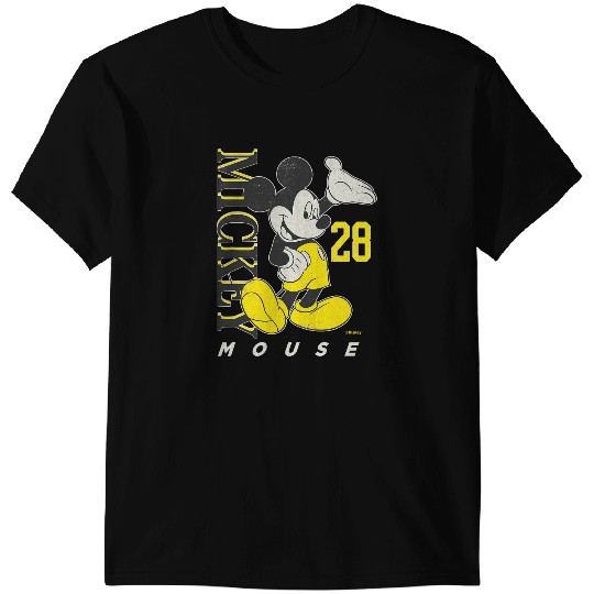 Discover Disney Mickey Mouse Vintages  28 blacks Yellow T-Shirts