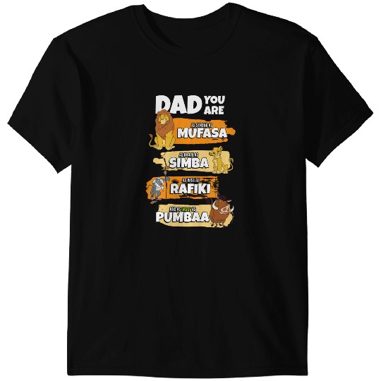 Disney The Lion King Dad You Are Word Stack Funny T-Shirts