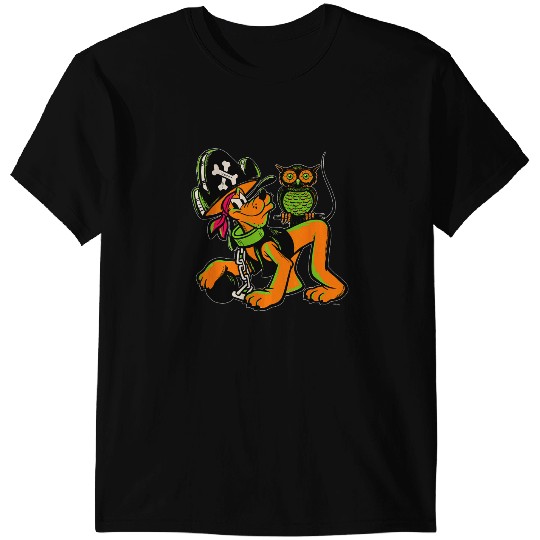 Discover Disney 100 Pluto Halloween Classic Pirate Captain Costume T-Shirts