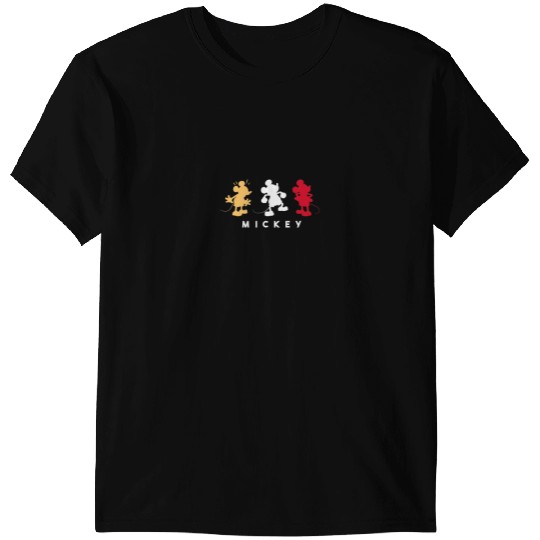 Amazon Essentials Disney Mickey Silhouette Trio T-Shirts
