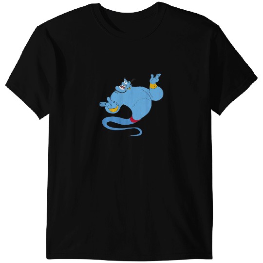 Discover Disney Aladdin Genie Floating Happy Portrait T-Shirts