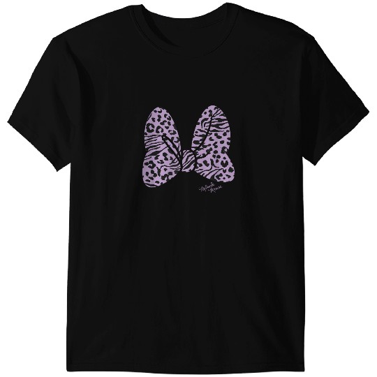 Disney Minnie Mouse Feline Animal Print Classic T-Shirts